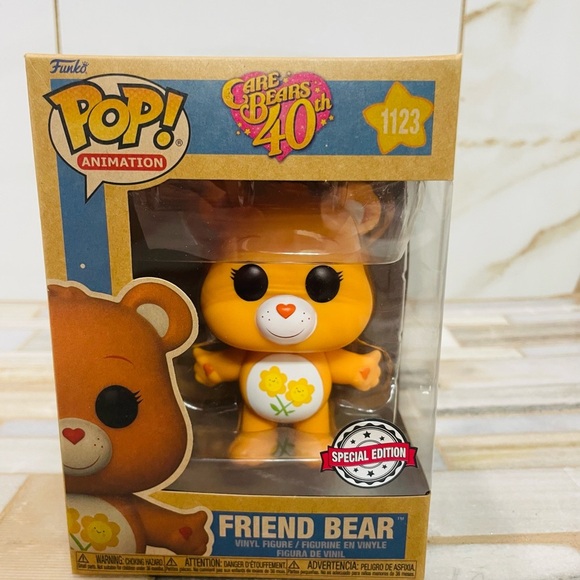 Funko pop !Care Bear 40th anniversary earth day friend Bear special edition - Picture 11 of 12